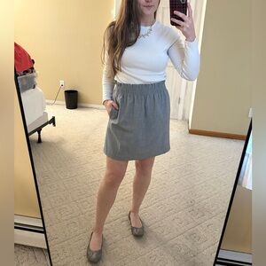 J. Crew Mercantile Smocked Skirt
